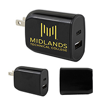 Voltcharge 2-In-1 USB And Type C Wall Charger Adapter – UL Listed And Compliant